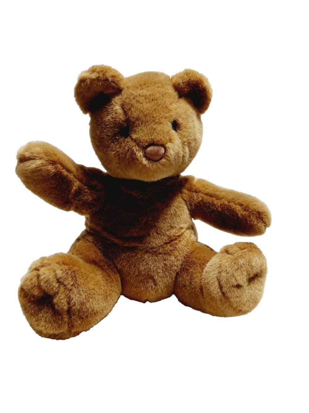Build A Bear Brown Bear Vintage Tag Plush Stuffed Animal 10" Sitting